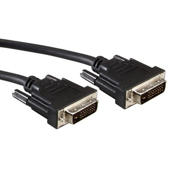 ITB 2.0m DVI-D M/M 2м DVI-D DVI-D Черный DVI кабель