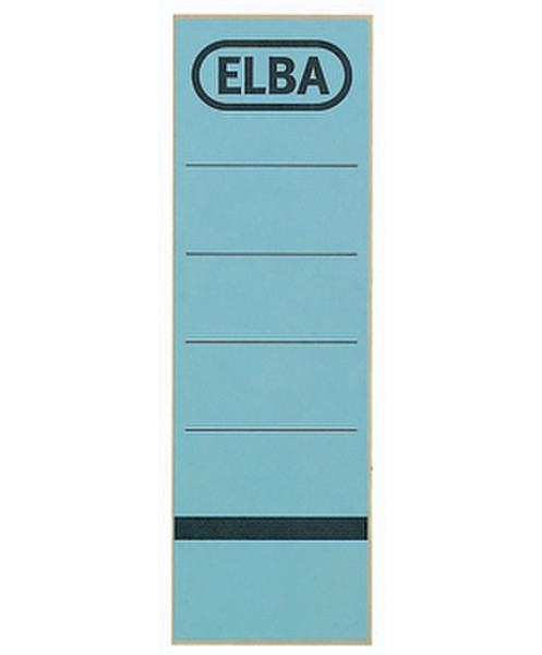 Elba 100590021 10pc(s) Blue non-adhesive label