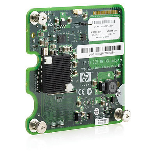 HP 4X DDR InfiniBand Dual Port Mezzanine HCA for c-Class BladeSystem сетевая карта