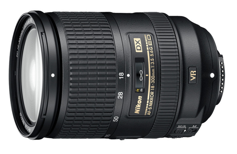 Nikon AF-S DX NIKKOR 18-300mm f/3.5-5.6G ED VR SLR Telephoto zoom lens Черный