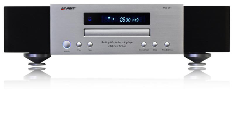 Advance Acoustic MCD 204 Portable CD player Schwarz, Weiß CD-Spieler