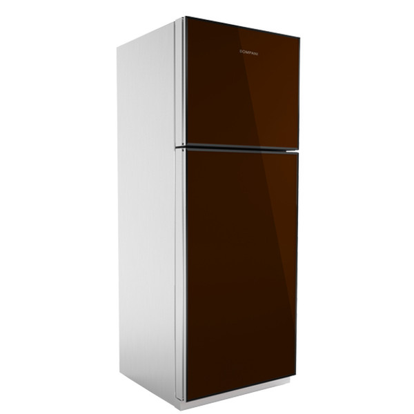 Bompani BOK460M/E freestanding 324L 99L A+ Brown,Stainless steel fridge-freezer