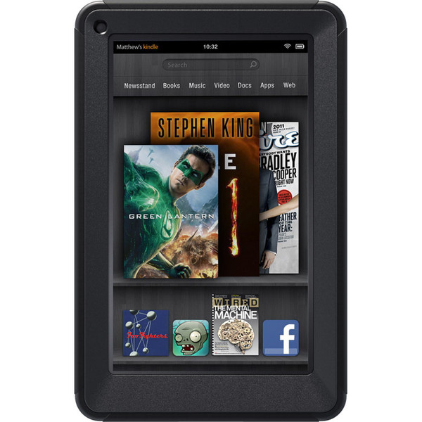 Otterbox Kindle Fire Defender Cover case Schwarz E-Book-Reader-Schutzhülle