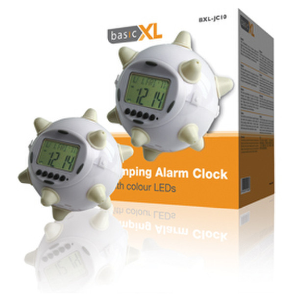 basicXL BXL-JC10 White alarm clock