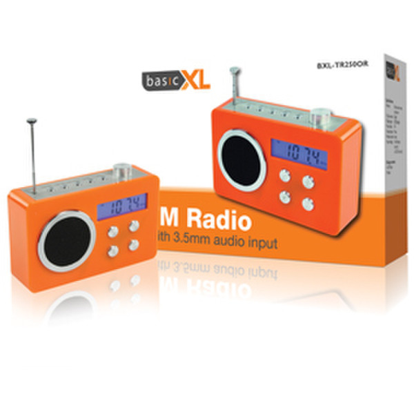 basicXL BXL-TR250OR Портативный Цифровой Оранжевый радиоприемник