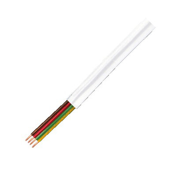 LogiLink CM04W 100m White telephony cable