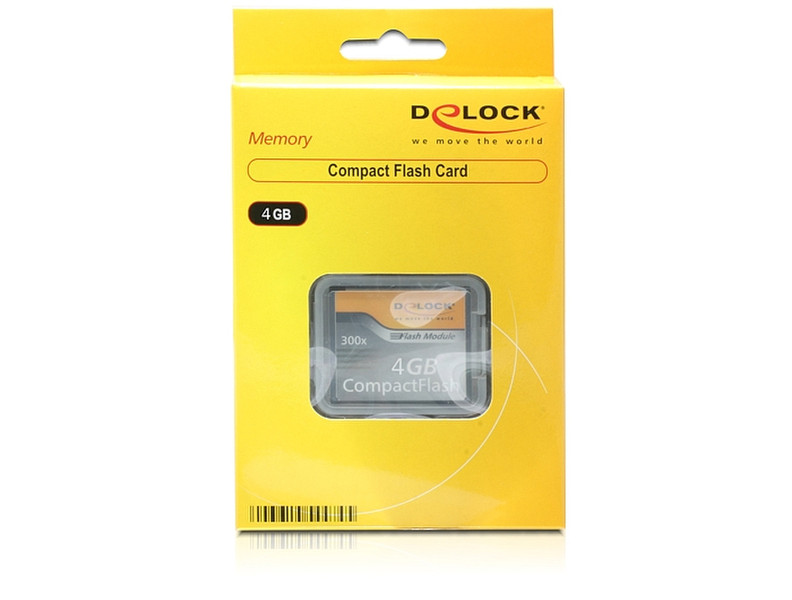 DeLOCK 4GB CF 4ГБ CompactFlash карта памяти