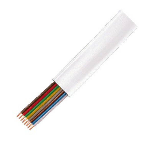 LogiLink CM08W 100m White telephony cable