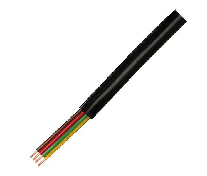 LogiLink CM04 100m Black telephony cable