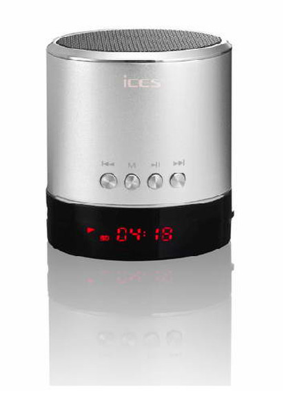 Ices IXBB-010 Mono portable speaker 3Вт Cеребряный