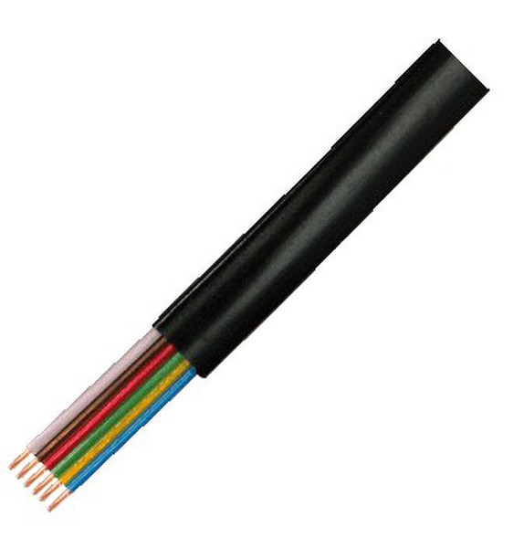 LogiLink CM06 100m Black telephony cable