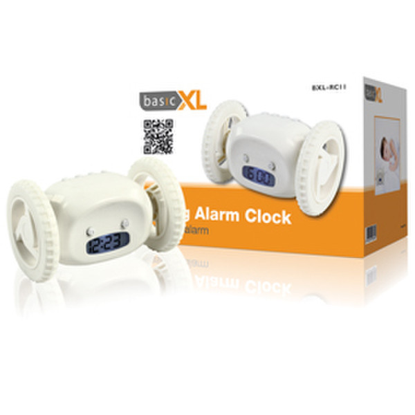 basicXL BXL-RC11 White alarm clock