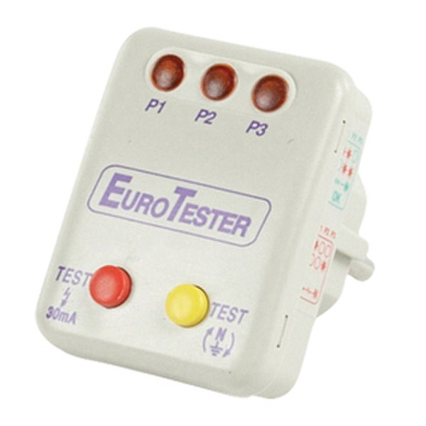 HQ EL-EUROTESTER White electricity meter