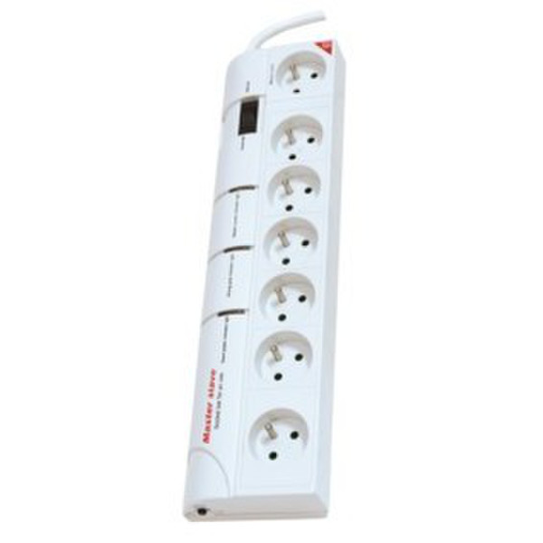 HQ EL-MSSP01F 8AC outlet(s) 1.8m White surge protector