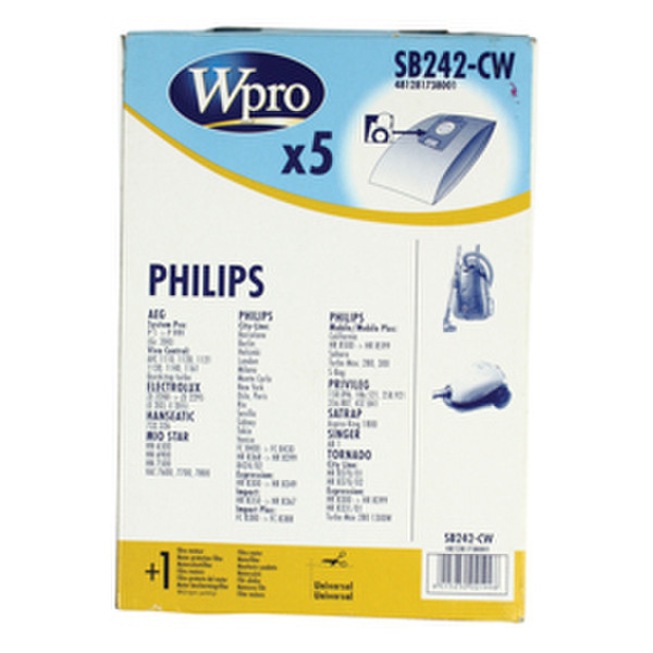 Whirlpool WPR1095 vacuum supply