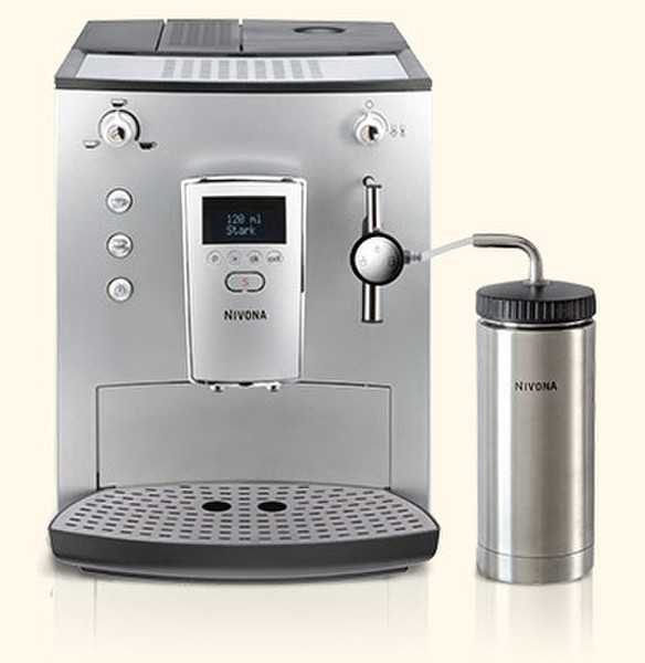 Nivona CafeRomatica 765 Espresso machine 1.8л Алюминиевый, Хром, Cеребряный