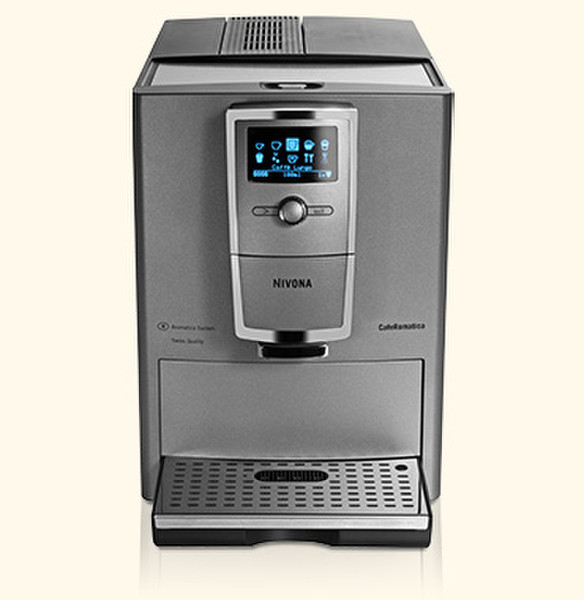 Nivona CafeRomatica 845 Espressomaschine 1.8l Chrom, Graphit, Metallisch