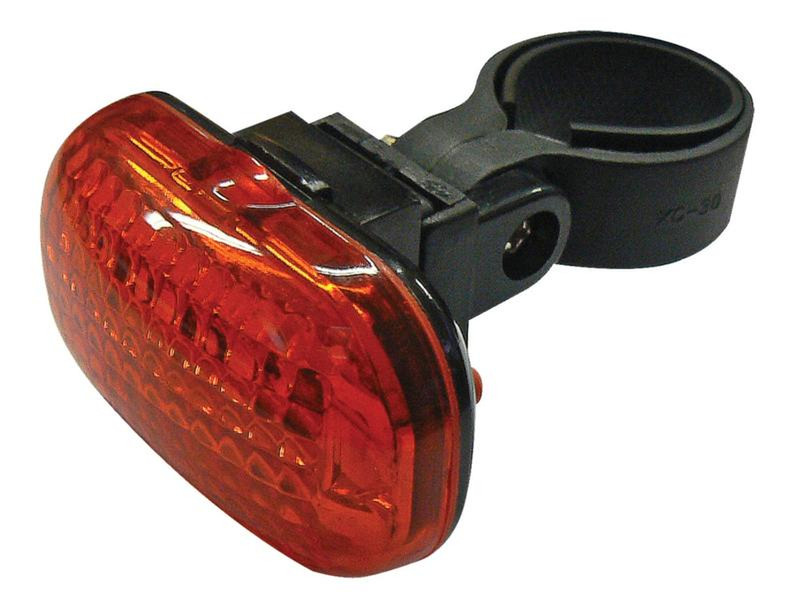 Emos 1446001000 Fahrrad-Blinklicht LED Schwarz, Rot Taschenlampe