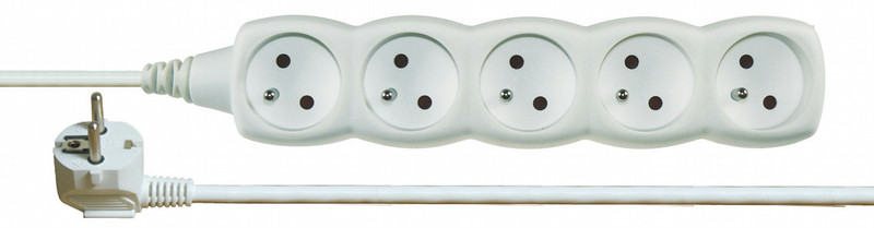 Emos 1902050200 5AC outlet(s) Weiß Stromverteilereinheit (PDU)