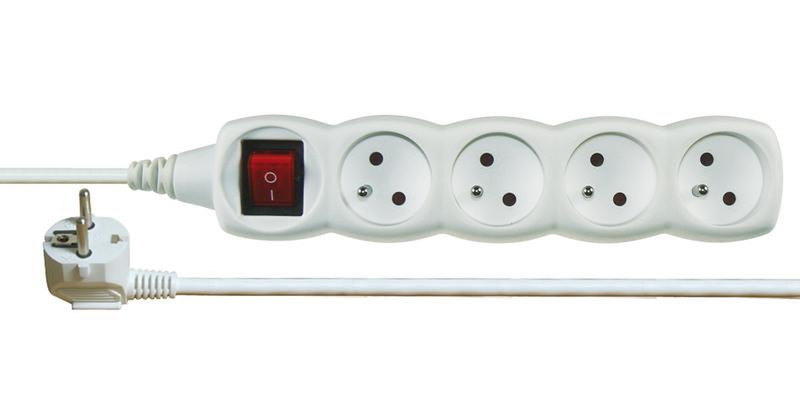 Emos 1902140300 4AC outlet(s) White power distribution unit (PDU)