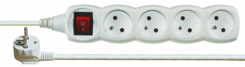Emos 1902141000 4AC outlet(s) Weiß Stromverteilereinheit (PDU)