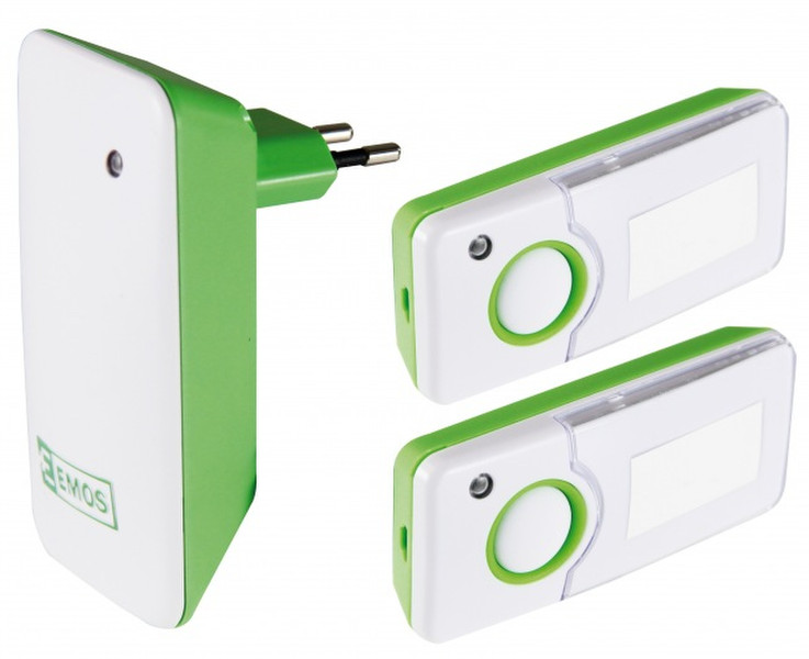 Emos P5711 Wireless door bell kit Зеленый, Белый