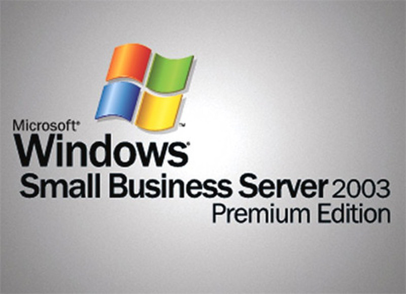 Microsoft Windows Small Business Server 2003 Premium, w/SP1, Disk Kit, MVL, CD, ITA