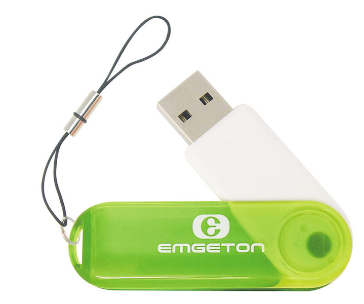 EMGETON RAZER G1 USB2.0, 8GB 8GB USB 2.0 Type-A Green,White USB flash drive