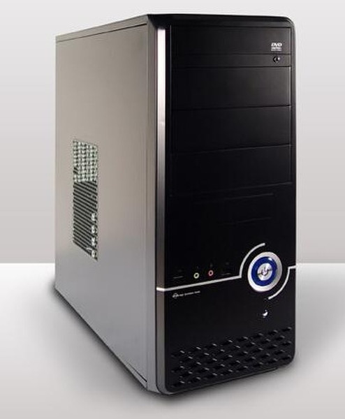Crono CR-MT01P400 Midi-Tower 400W Black computer case