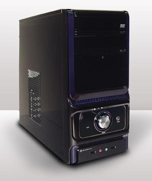 Crono CR-MT02 Mini-Tower Schwarz Computer-Gehäuse