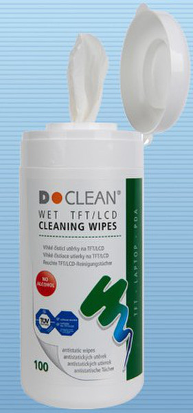 D-CLEAN D-11 LCD / TFT / Plasma Equipment cleansing wet cloths Reinigungskit