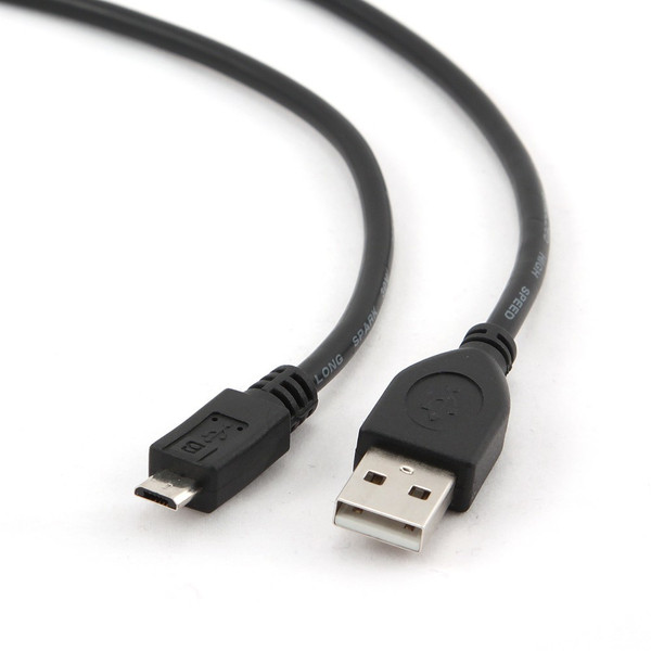 Gembird CCP-mUSB2-AMBM-6 1.8м USB A Micro-USB B Черный кабель USB