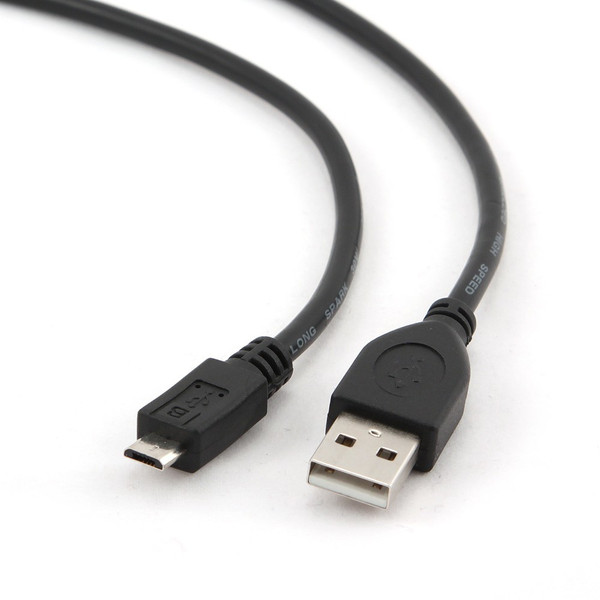 Gembird CCP-mUSB2-AMBM-6 1.8m USB A Micro-USB B Black USB cable