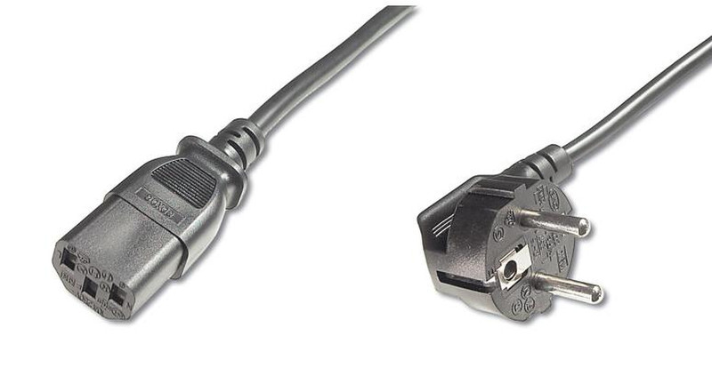 PremiumCord KPSP1 1m CEE7/7 Schuko C13 coupler Black power cable