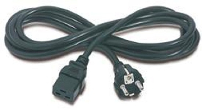 PremiumCord KPSPA 3м CEE7/7 Schuko Разъем C19 Черный кабель питания