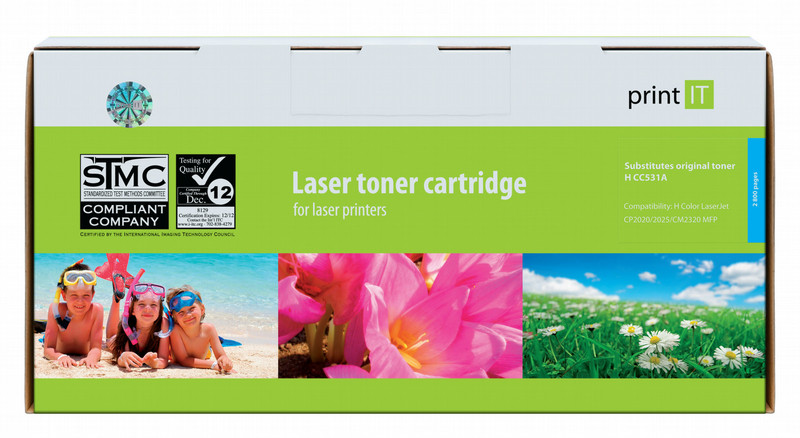 PRINT IT PI-150 Toner 2800pages Cyan laser toner & cartridge