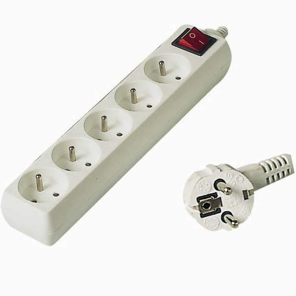PremiumCord PP5K-02 5AC outlet(s) 2m White power extension