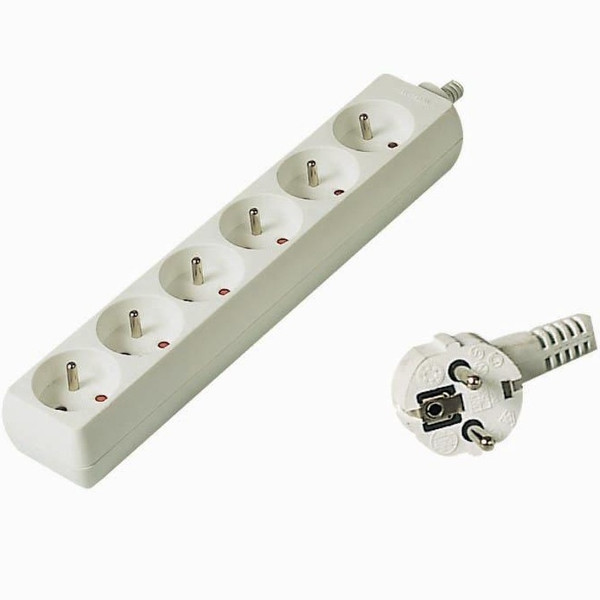 PremiumCord PP6-02 6AC outlet(s) 2m White power extension