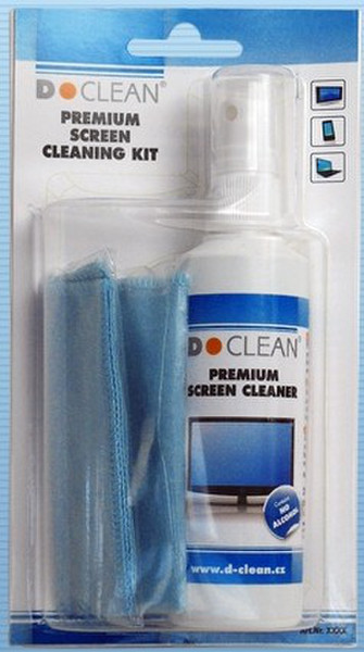 D-CLEAN S-5010 LCD/TFT/Plasma Equipment cleansing wet/dry cloths & liquid 125мл набор для чистки оборудования