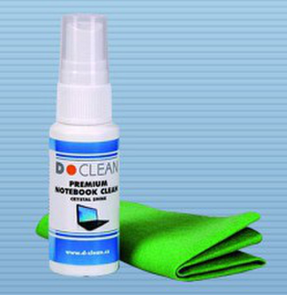 D-CLEAN S-5012 Equipment cleansing wet/dry cloths & liquid 30ml equipment cleansing kit