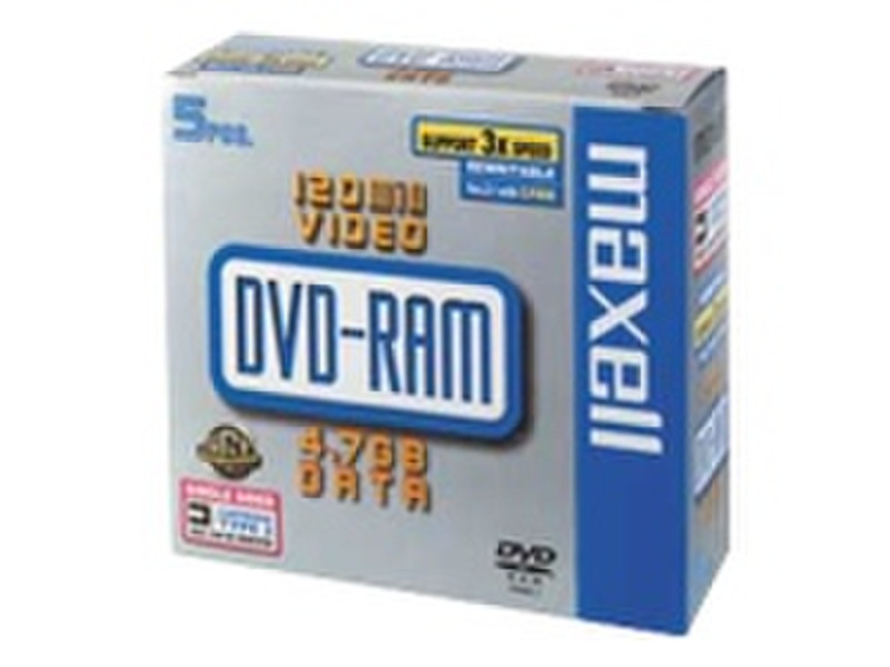 Maxell DVD-RAM 4.7ГБ DVD-R 1шт