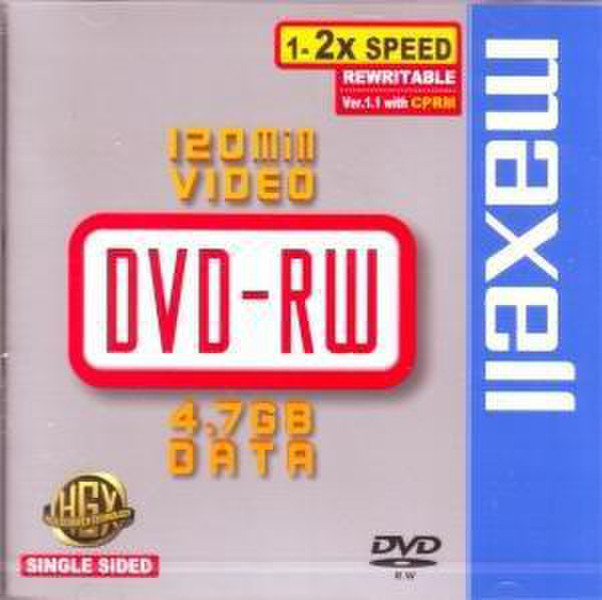 Maxell DVD-RW 4.7ГБ DVD-RW 1шт