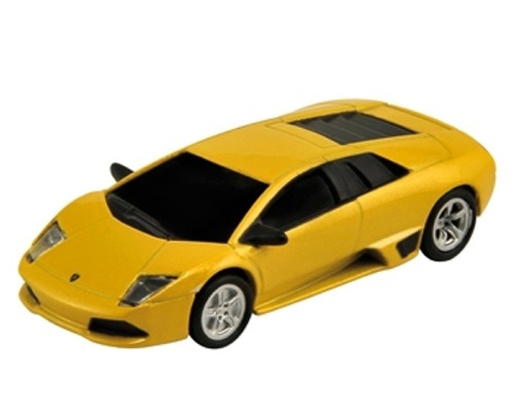 Autodrive Lamborghini Murcielago 4ГБ USB 2.0 Type-A Желтый USB флеш накопитель