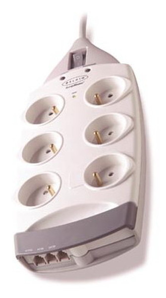 Belkin SurgeMaster Série Supérieure À 6 prises 6AC outlet(s) 2m White surge protector