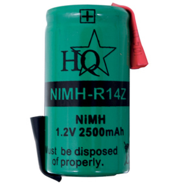 Fixapart NIMH-R14Z Nickel Metall-Hydrid 2500mAh 1.2V Wiederaufladbare Batterie