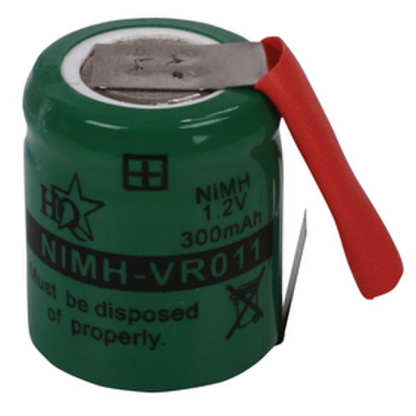 Fixapart NIMH-VR011 Nickel Metall-Hydrid 300mAh 1.2V Wiederaufladbare Batterie