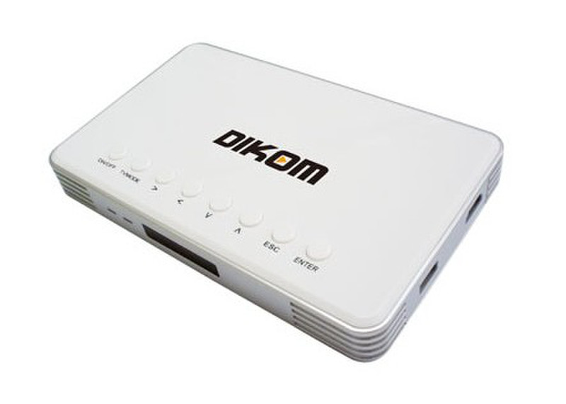 Dikom 26271 Weiß Digitaler Mediaplayer