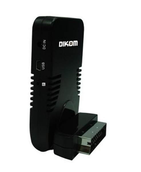 Dikom DVBT-235 SCART Terrestrial Black TV set-top box
