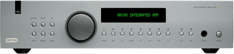 Arcam A38 home Wired Silver audio amplifier