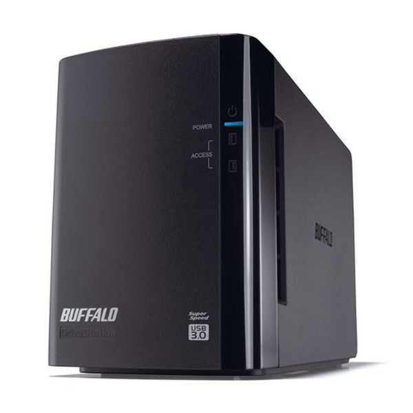 Buffalo DriveStation Duo 8TB USB Type-A 3.0 (3.1 Gen 1) 4000ГБ Черный